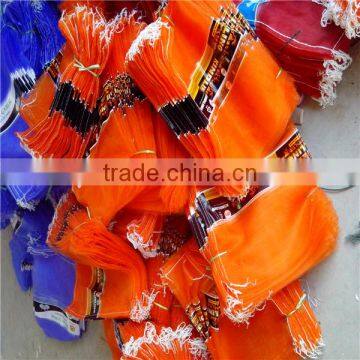 red/orange mesh bag