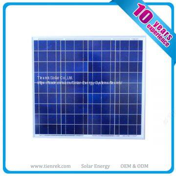 Poly-crystalline Solar Panels 50WP Hot Seller