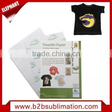 Self weeding light laser transfer heat paper