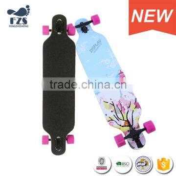 HSJ183 Newest Skateboard Longboard 4 Wheels Skateboard for Sale photo-4