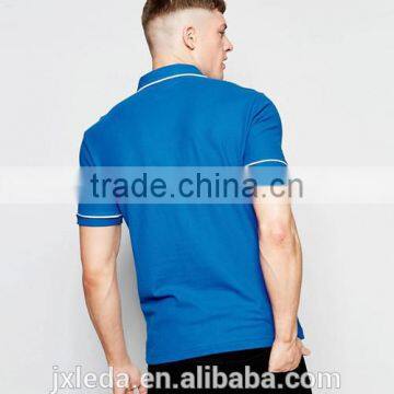 Customize Men Short Sleeve 100% Cotton Pique Dry Fit Sports Golf Polo Shirt photo-5