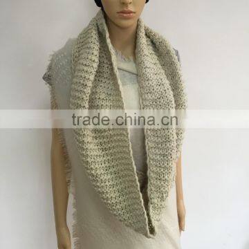 Winter Fashion Warp Knit Loop Scarf photo-3