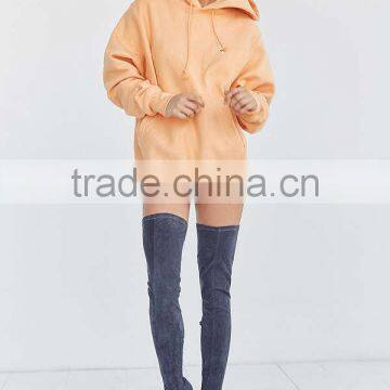 Popular Fleece Hoodie Sweatshirt Reverse Weave Hoodie With Soft Fleece Inside and Embroidery Logo photo-3