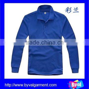 OEM Plain Polo Shirt for Man Long Sleeve Polo Shirt Low Price Polo Shirt photo-3