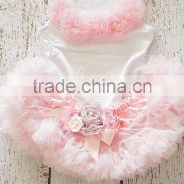 Pettiskirts Tutu Tulle Ballet Skirt for Girls Chiffon Ruffle Fluffy Pettiskirt Children Ballet Skirts photo-2