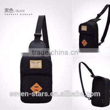 Vintage Shoulder Mens Polyester Messenger Bag photo-2