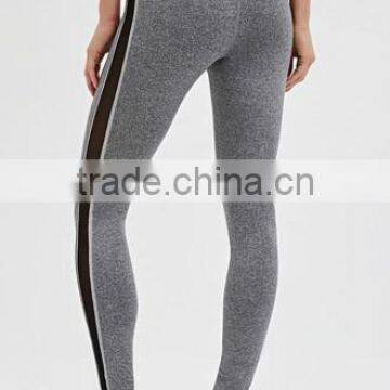 Mesh Splicing Stretch Leggings photo-3