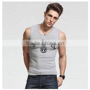 popular custom brand fashion man gym t shirt wholesale