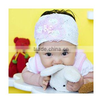 2014 Handmade Lace Hair Bow Wholesale Kids Hair Alligator Clip