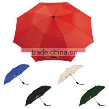 Seattle 36" Folding Auto Umbrella - automatic opening, 36" arc, polyester canopy, folds to 14" long and comes with your logo