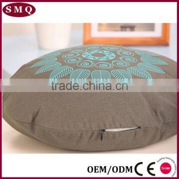 Factory Latest Design Round Natural Cotton Pillow Cover photo-2