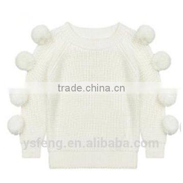 Latest New Style Children Wear Pom Pom Sweater photo-3