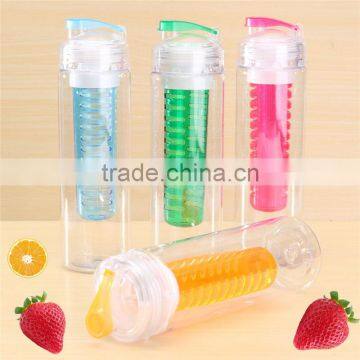 Hot Sale Fashion 760ml Sports Health Fruit Juice Bottle Water Tour Outdoor Sport Cup Bottle Plastic Bottle Four Colors photo-2