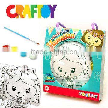 OEM Printing Canvas Products Color Your Culture Doll Charm Hawaiian photo-3