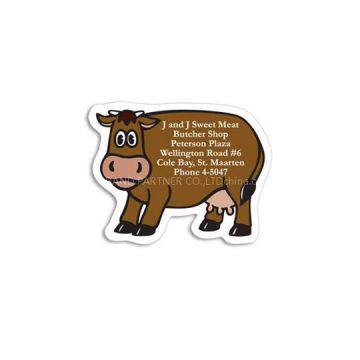 Cow 2.63in X 2.06in Magnets