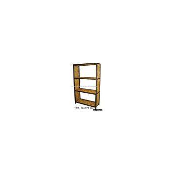 Bamboo and Wood Open Book Rack