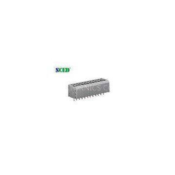 3.81mm Pitch Screwless Terminal block , Electrical terminal Block 2P - 28P 300V 16A