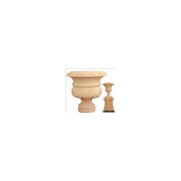 Sandstone Flower Pot,garden flower pot,carved stone planter