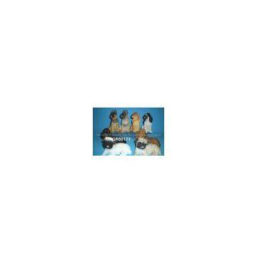 Polyresin Dog Miniature Figure Statues