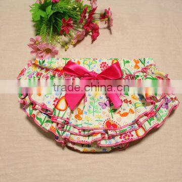 High quality baby girls bloomers infant ruffle bloomers for toddler girls