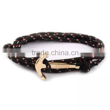 Cuff Cool Men Nylon Rope Anchor Bracelet photo-3