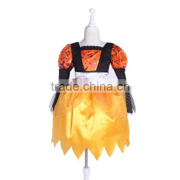 Hot selling factory price gorgeous Halloween costume cosplay party dress for kids