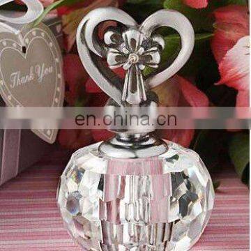 Crystal Heart Cross Perfume Bottle wedding favors gifts