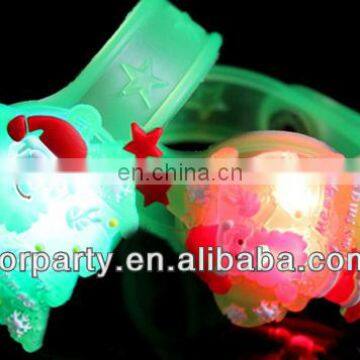 LHB-03 LED flashing santa claus christmas tree bracelet