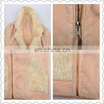 2017 Fashion Autumn&winter Sherpa Bonded pu Jacket for Men photo-4