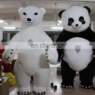 Hot Sale!!! Super Funny Inflatable Polar Bear Costume & Inflatable Panda Costume photo-2