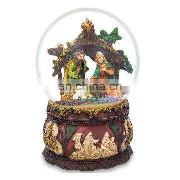 Manufacturers Wholesale Resin Diy Custom Nativity Snow Globe