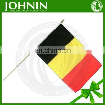 high quality no moq customized logo hand shaking mini flag