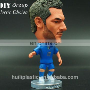 famous footballer plastic action figure, life like sports figure player action figure, resin action figure manufacturer