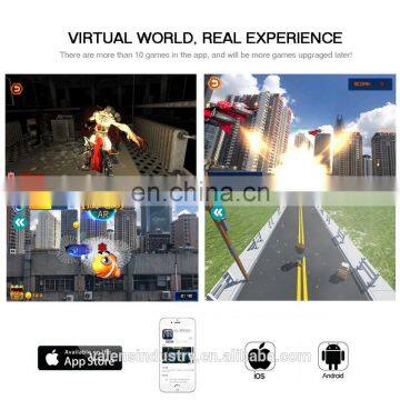 Bluetooth AR Gun Portable Virtual Gaming Gun for Cell Phone 360 Augmented Reality AR Bluetooth Game Controller Portable Toy Gun photo-2