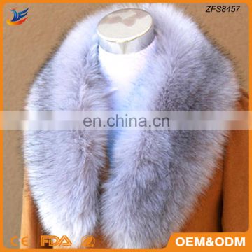 2016 wholesale real fox tail fur scarf for women