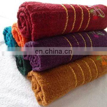 Cotton Velour Embroidery Design Fancy Hand Towel/towel Kitchen photo-4