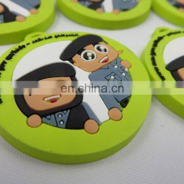 Round Customized High Quality Soft Pvc Key Chain With Printing Logo photo-5