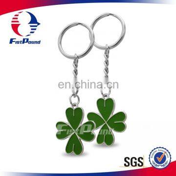 Four Leaf Clover Keychain of soft enamel