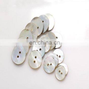 1000 PCS 10mm 2 Holes Natural Shell Color Round Sewing Accessories Shell Button