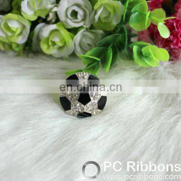 New 2014 football sports wholesale rhinestone buttons