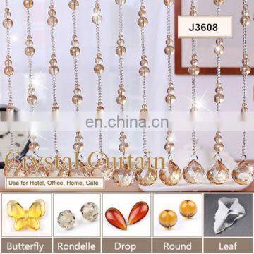 Wholesale elegant Crystal beads curtain for balcony