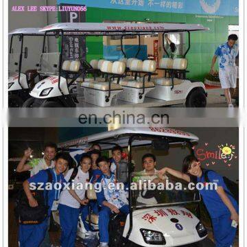 8 Person Electric Shuttle Bus Golf Cruiser With CE Certificate and Powerful Motor photo-6