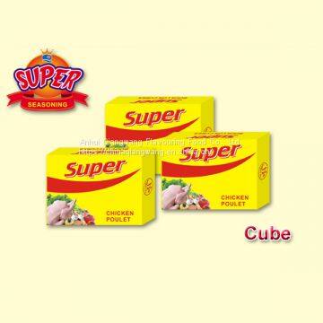 Mixed spices & seasonings cube shape chicken flavour bouillon cube