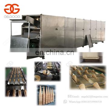 Superior Customer Feedbacks Pizza Ice Cream Cone Making Machine Line Production On Sale