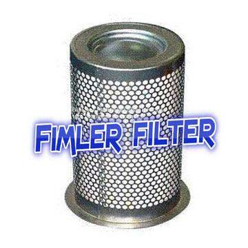 AXECO Air Compressor Filters 1012207, 1012208, 1012942, 1015281, 1015889, 1016621, 1016622, VSS101