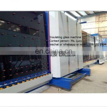 Insulating glass production line machine / Vertical glass washing machine with Press Panel