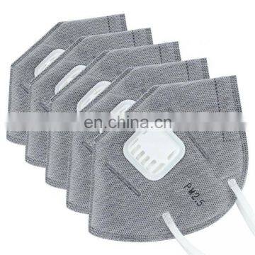 Disposable Nonwoven Folding Anti Haze Dust Mask With Breathing Valve and Activated Carbon photo-3