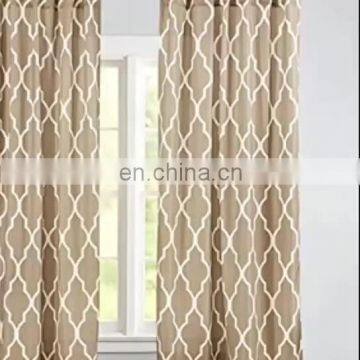 Water Repellent Newest Design Printing Living Room Popular Window Curtain