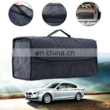 Car Interior Accessories Foldable Back Seat Felt Car Tidy Organizer photo-2