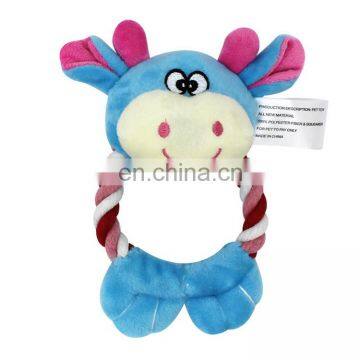 Hot Sale Fashion Colorful Pet Toy Wholesale Squeak Animals Shape Dog Plush Toys photo-5